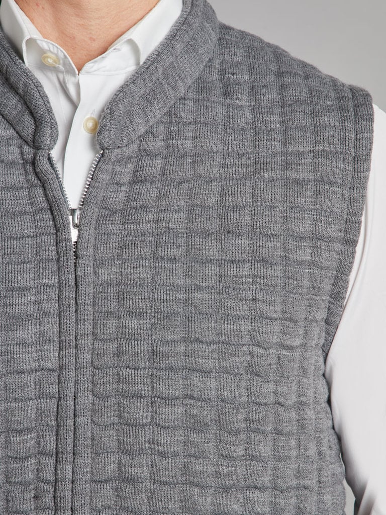 Quilted Thermatex Gilet - Grey