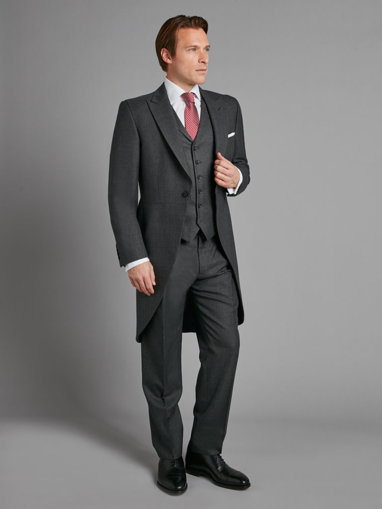 Morning Suit - Plain Grey Wool