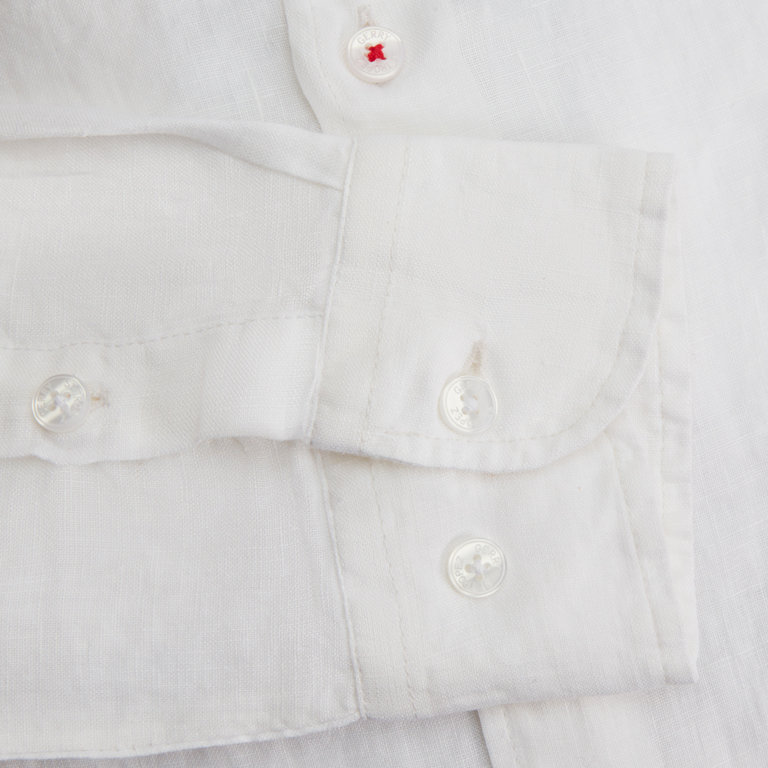 Mao linen shirt - White