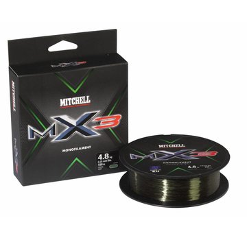 Mitchell MITCHELL MX3 Low Vis Green 300m (0.30mm - 0.40mm)