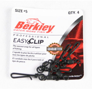 BERKLEY Mcmahon Easy Clip Snap-Swivels (4-5stuks)