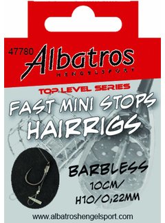 ALBATROS HENGELSPORT Toplevel Fast Mini Stops Barbless 10cm (6stuks)