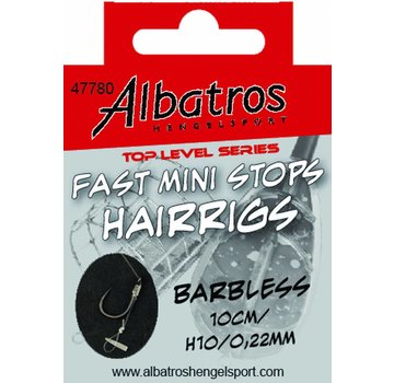 Albatros Hengelsport ALBATROS Toplevel Fast Mini Stops Barbless 10cm (6st)