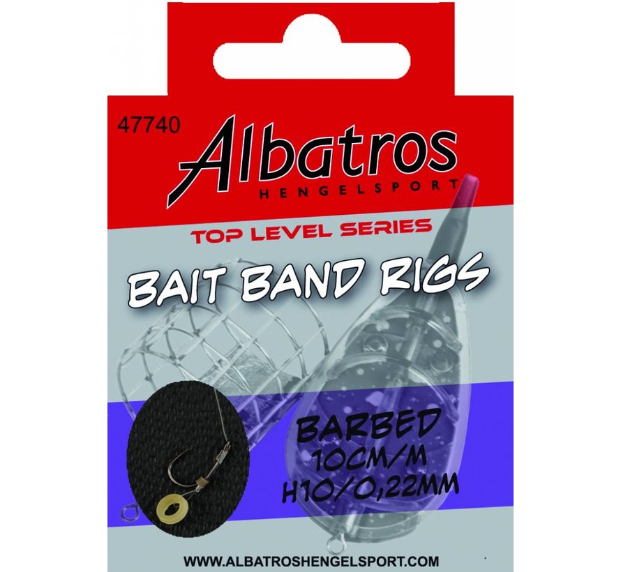 Toplevel Baitband Rig Medium 10cm (8stuks)