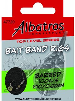 ALBATROS HENGELSPORT Toplevel Baitband Rig Small 10cm (8stuks)