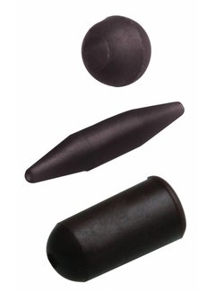 RIG SOLUTIONS Heli-Chod Rubbers With Buffer Beads Gravel (3stuks)