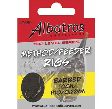 Albatros Hengelsport ALBATROS Toplevel Method Rig 10cm (8st)