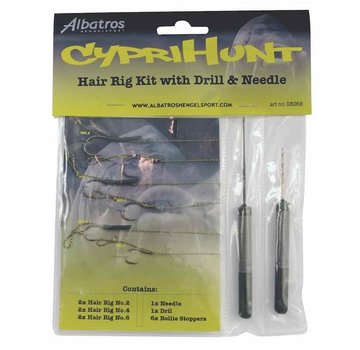 Cyprihunt CYPRIHUNT Hair-rig Kit + Needle + Drill