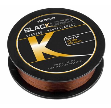 POLE POSITION  Slackliner Brown - Karper Nylon (1000m)