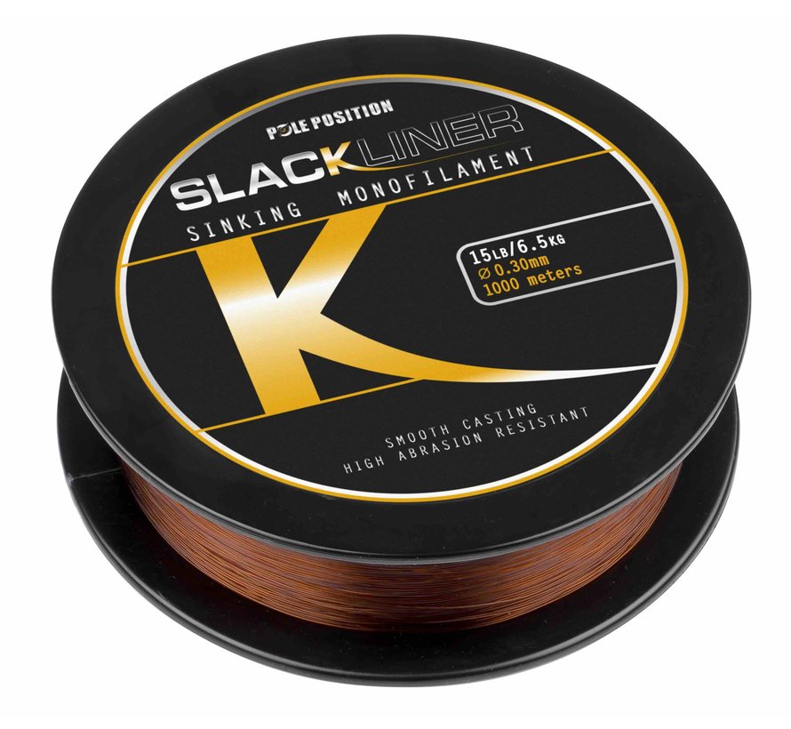 Slackliner Brown - Karper Nylon (1000m)