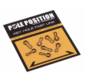 POLE POSITION  Black Keyhole Fast Link (8stuks)