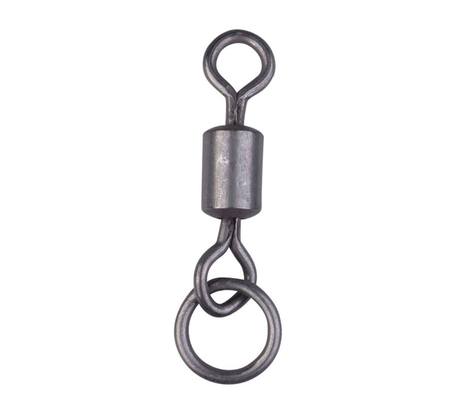 Black Ring Swivel (Size 8) (8stuks)