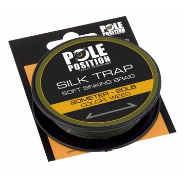 Pole Position POLE POSITION Silk Trap Sinking Braid (silt-green) (20m)