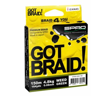 SPRO SPRO Got Braid! Green (0.10-0.20mm) (150m)