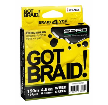 SPRO SPRO Got Braid! Green (0.10-0.20mm) (150m)