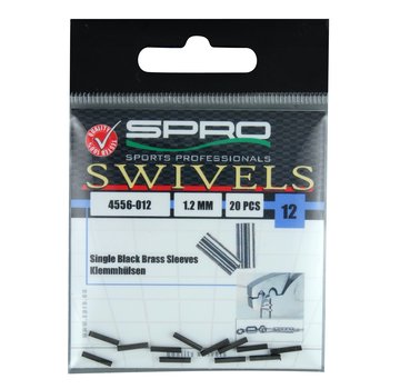 SPRO Black Brass Single Sleeve (20stuks)