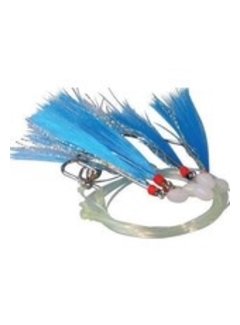 ALBATROS HENGELSPORT Makreel Onderlijn 5 Haken Blue Glitter