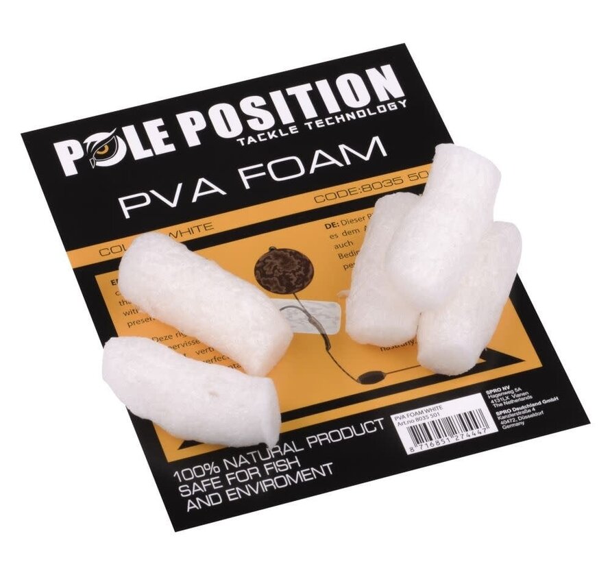 Soluble Foam Chips White