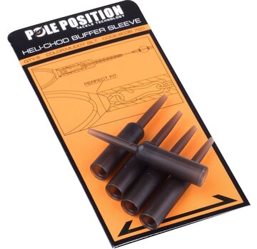 POLE POSITION  Heli-Chod Buffer Sleeve Muddy Silt (5stuks)