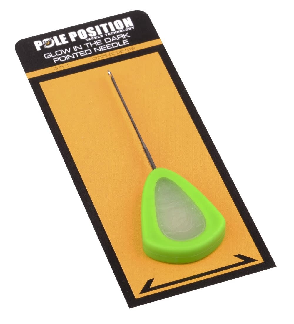 POLE POSITION Glow In The Dark Pointed Needle Green