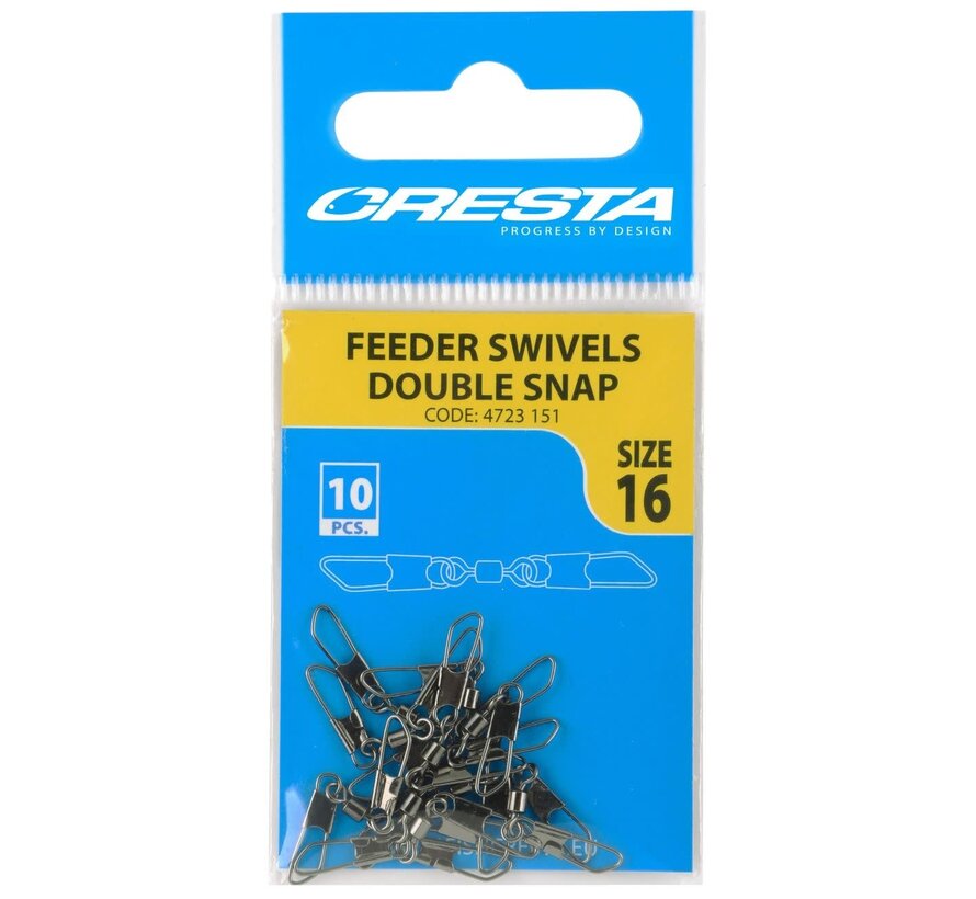 FEEDER SWIVELS DOUBLE SNAP