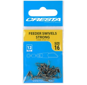 CRESTA Feeder Swivels Strong (12stuks)