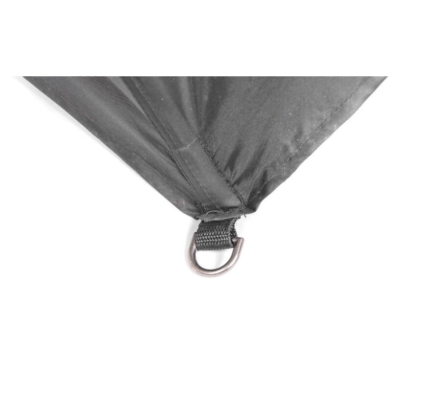 FLAT SIDE UMBRELLA BLACK 125CM