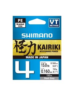 Shimano SHIMANO Line Kairiki 4 150m Steel Gray