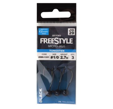 SPRO FREESTYLE SPRO FREESTYLE TUNGSTEN MICRO JIG29 BLACK