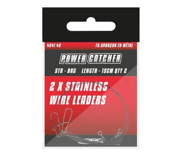 POWER CATCHER Stalen Snoek Onderlijn (2stuks)