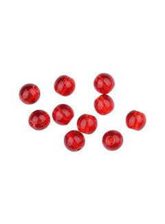 SPRO Rnd Glass Beads Red Ruby (10stuks)