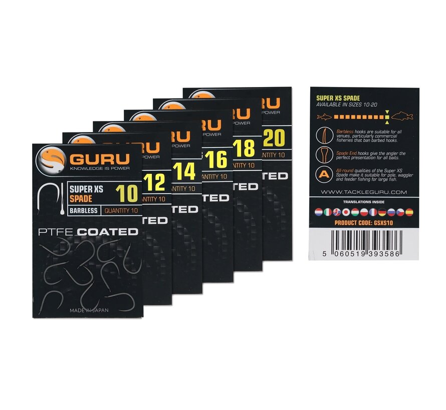 Super XS Hook (Barbless/Spade End) (10stuks)