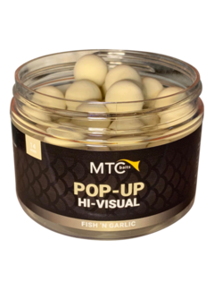 MTC BAITS MTC BAITS Fish 'n Garlic Pop-Up Hi-Visual