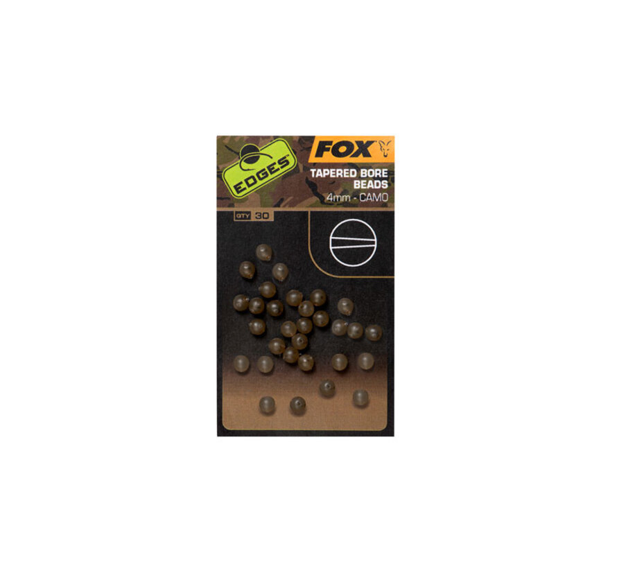 Camo Tapered Bore Beads (30stuks)