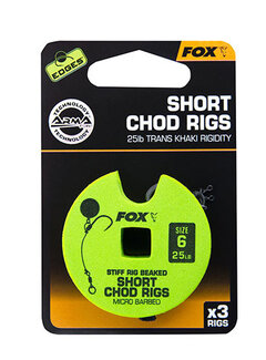 FOX FOX Short Chod Rig Barbed 25lb