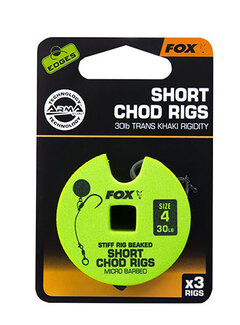 FOX FOX Short Chod Rig Barbed 30lb
