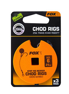 FOX FOX Standard Chod Rig Barbed 25lb