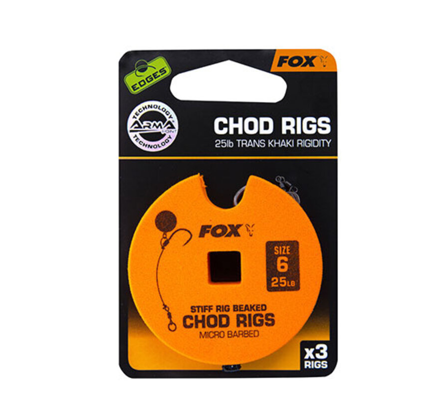 Standard Chod Rig Barbed 25Lb (3stuks)