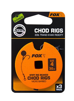 FOX FOX Standard Chod Rig Barbed 30lb