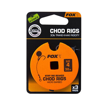 FOX Standard Chod Rig Barbed 30Lb (3stuks)