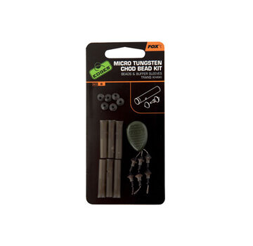 FOX Micro Chod Bead Kit Trans Khaki  (6stuks)