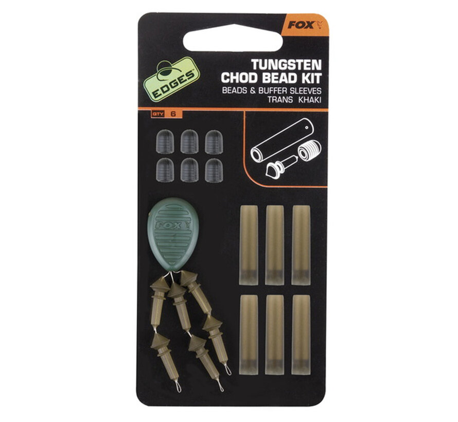 Tungsten Chod Bead Kit (6stuks)