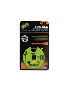 FOX Zig Rig 12Ft (3stuks)