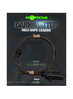 KORDA KORDA Dark Matter Leader Heli Safe 40lb 50cm