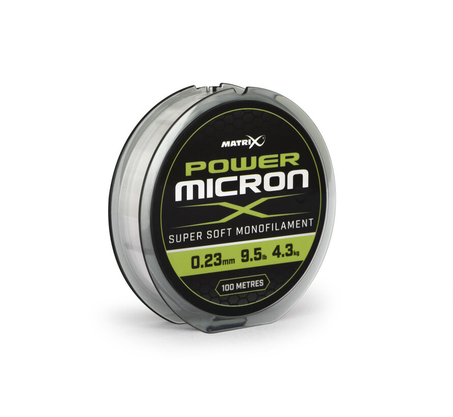 Power Micron X - Nylon Witvislijn (100m)