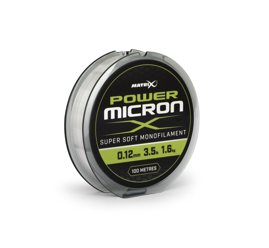 Power Micron X - Nylon Witvislijn (100m)