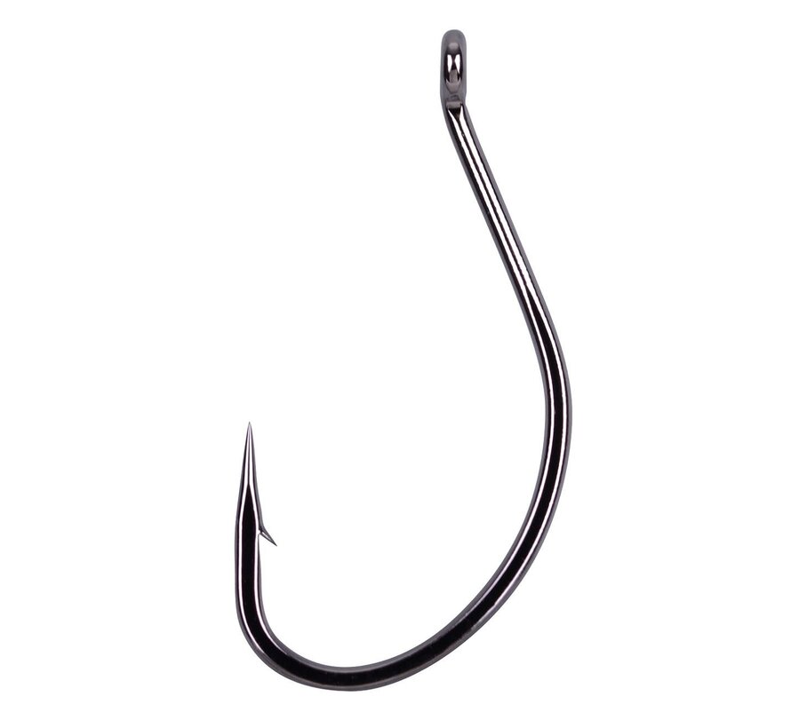 Worm 39 Hooks Black (10stuks)