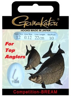 GAMAKATSU Booklet Bream Com 1100B 22cm (10stuks)