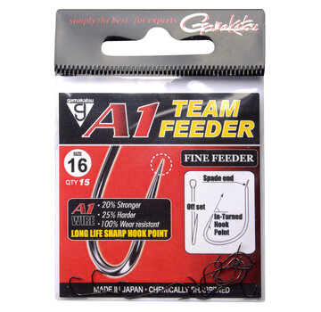 GAMAKATSU A1 Team Feeder Hooks Fine Feeder (15stuks)