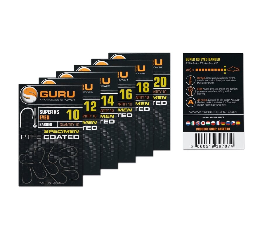 Super XS (Barbed/Eyed) (10stuks)